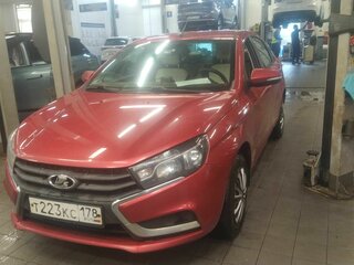 2017 Lada (ВАЗ) Vesta SW I, красный, 538000 рублей, вид 1