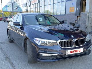 2018 BMW 5 серии 520d VII (G30/G31/G38), синий, 2600000 рублей, вид 3