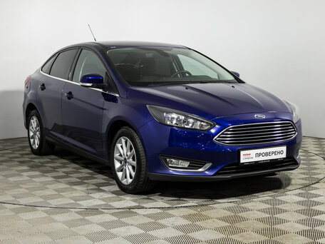 2016 Ford Focus III Рестайлинг, синий, 979700 рублей, вид 3