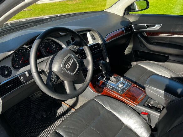 2008 Audi A6 III (C6), синий, 1400000 рублей - вид 5