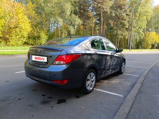 2016 Hyundai Solaris I Рестайлинг, серый, 970000 рублей, вид 4