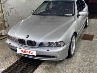 2002 BMW 5 серии 525i IV (E39) Рестайлинг, серебристый, 1500000 рублей, вид 1