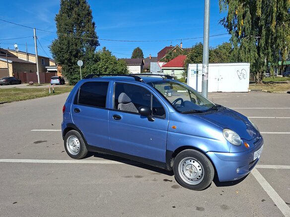 2008 Daewoo Matiz I Рестайлинг, синий, 160000 рублей - вид 3