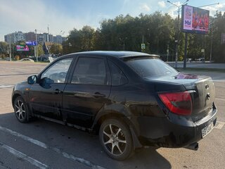 2013 Lada (ВАЗ) Granta I, чёрный, 320000 рублей, вид 3
