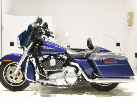 2008 Harley-Davidson Street Glide, синий, 972000 рублей, вид 2