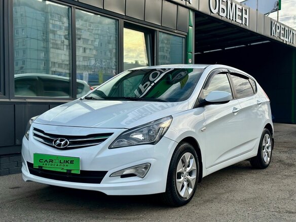 2015 Hyundai Solaris I Рестайлинг, белый - вид 6