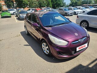 2012 Hyundai Solaris I, фиолетовый, 500000 рублей, вид 2