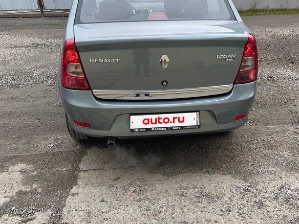 2011 Renault Logan I Рестайлинг, синий - вид 2