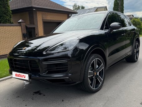 2020 Porsche Cayenne Turbo III, чёрный, 9100000 рублей, вид 1