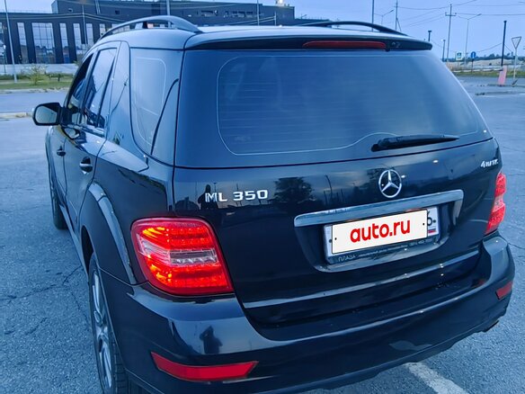 2009 Mercedes-Benz M-Класс 350 II (W164) Рестайлинг, чёрный, 1350000 рублей - вид 2
