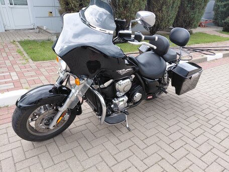 2009 Kawasaki VN1700 Vulcan, чёрный, 790000 рублей, вид 3