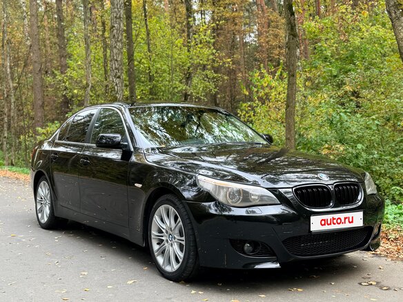 2006 BMW 5 серии 530xi V (E60/E61), чёрный - вид 2