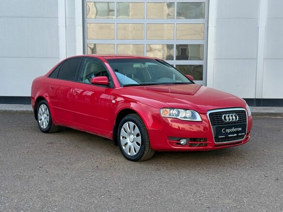 2007 Audi A4 III (B7), красный, 607000 рублей - вид 6
