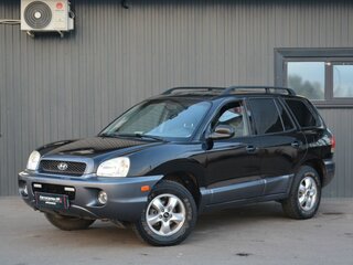 2004 Hyundai Santa Fe I, чёрный, 504999 рублей, вид 1