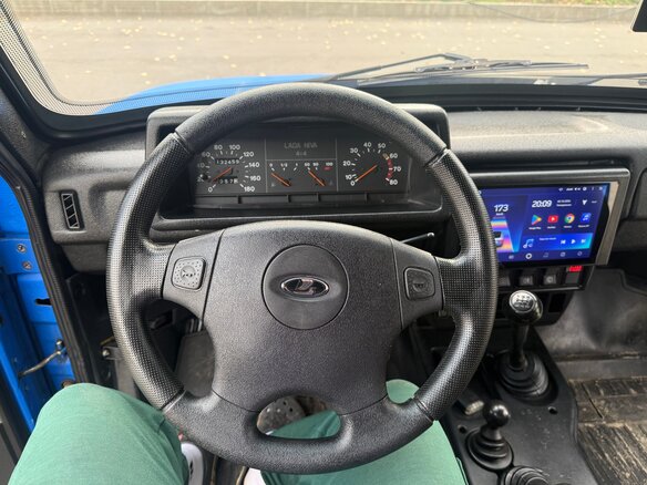 2005 Lada (ВАЗ) 2121 (4x4) I Рестайлинг, синий, 430000 рублей - вид 14