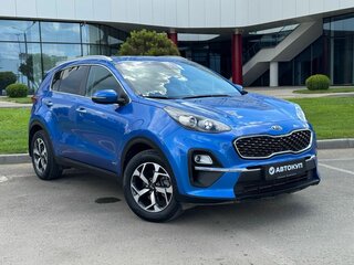 2020 Kia Sportage IV Рестайлинг, синий, 1995000 рублей, вид 3