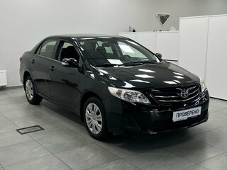 2012 Toyota Corolla X (E140, E150) Рестайлинг, чёрный, 1290000 рублей, вид 3