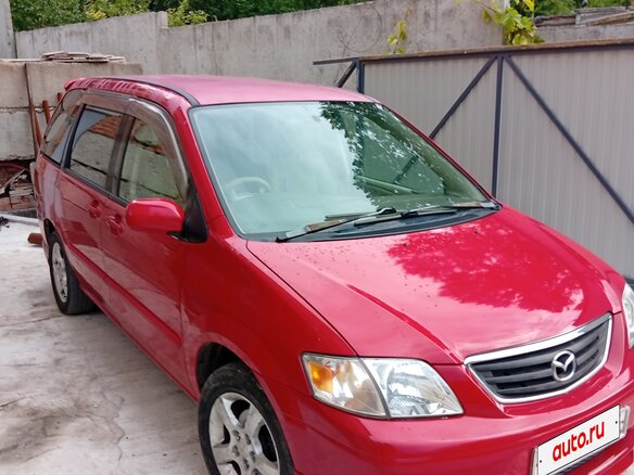 2001 Mazda MPV II (LW), красный, 500000 рублей - вид 2