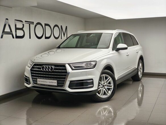 2019 Audi Q7 II (4M), белый, 4654000 рублей