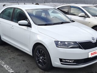 2017 Skoda Rapid I Рестайлинг, белый, 1200000 рублей, вид 3