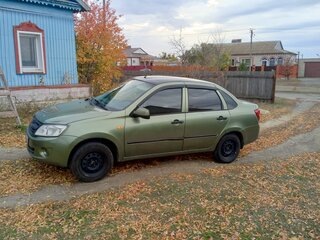 2013 Lada (ВАЗ) Granta I, зелёный, 425000 рублей, вид 2