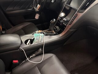 2018 Infiniti Q50 I Рестайлинг, чёрный, 1950000 рублей, вид 3