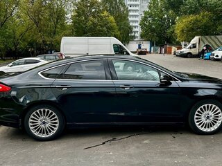 2014 Ford Fusion (North America) II, чёрный, 1250000 рублей, вид 4