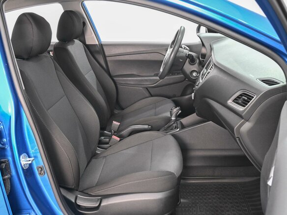 2020 Hyundai Solaris II Рестайлинг, синий, 1659000 рублей - вид 7