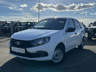 2019 Lada (ВАЗ) Granta I Рестайлинг, белый, 573546 рублей, вид 3