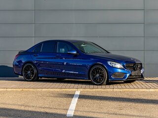 2015 Mercedes-Benz C-Класс 180 IV (W205), синий, 2295000 рублей, вид 3