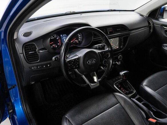 2017 Kia Rio IV, синий, 1470000 рублей - вид 8