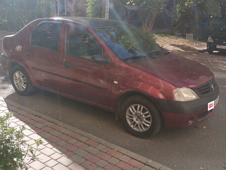 2009 Renault Logan I, пурпурный, 280000 рублей, вид 2