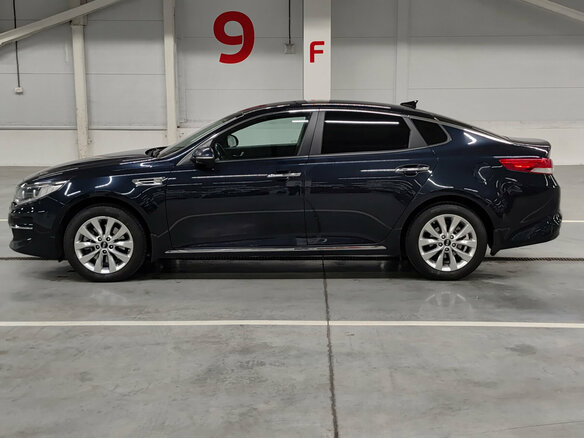 2018 Kia Optima IV Рестайлинг, синий, 1720000 рублей - вид 7