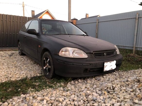 1997 Honda Civic VI, серый, 160000 рублей - вид 1