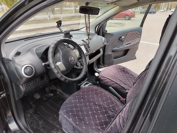 2009 Nissan Note I Рестайлинг, чёрный, 570000 рублей - вид 5