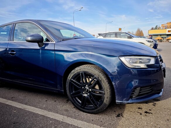 2016 Audi A3 III (8V) Рестайлинг, синий, 1520000 рублей - вид 10