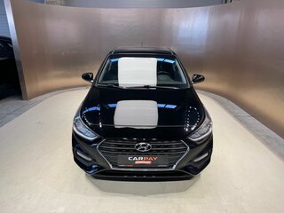 2017 Hyundai Solaris II, чёрный, 1435000 рублей, вид 2