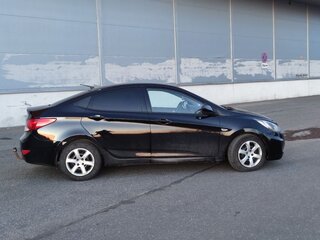2014 Hyundai Solaris I Рестайлинг, чёрный, 649000 рублей, вид 3