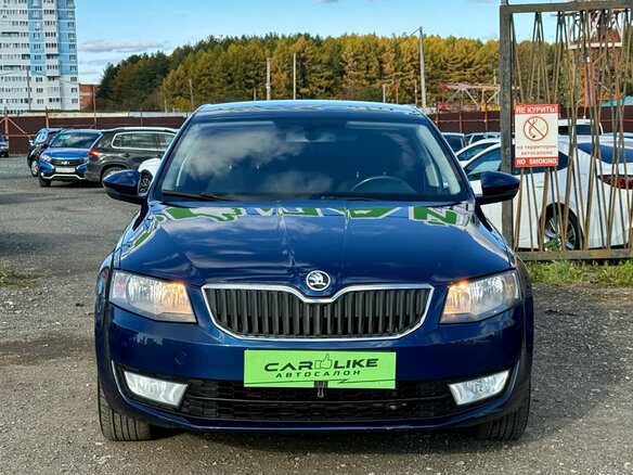 2015 Skoda Octavia III (A7), синий, 1299000 рублей - вид 5