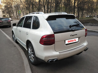2009 Porsche Cayenne Diesel I Рестайлинг (957), белый, 1500000 рублей, вид 4
