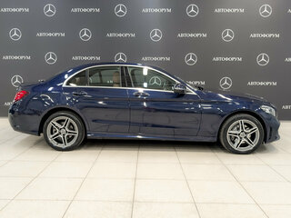 2020 Mercedes-Benz C-Класс 200 IV (W205) Рестайлинг, синий, 3550000 рублей, вид 4