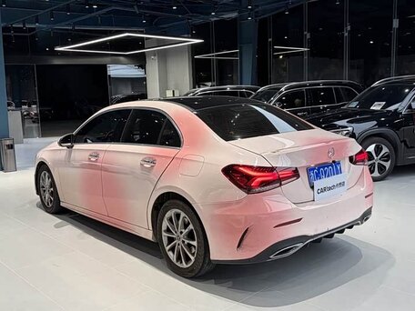 2022 Mercedes-Benz A-Класс 180 Long IV (W177) Рестайлинг, розовый, 1433000 рублей, вид 4