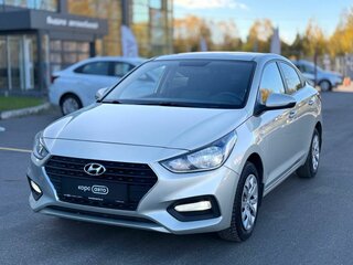 2019 Hyundai Solaris II, серебристый, 1349000 рублей, вид 3