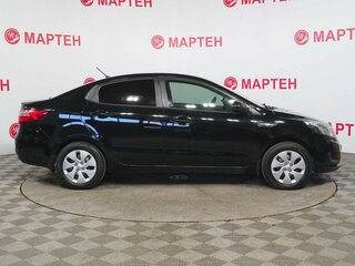 2012 Kia Rio III, чёрный, 679000 рублей, вид 4
