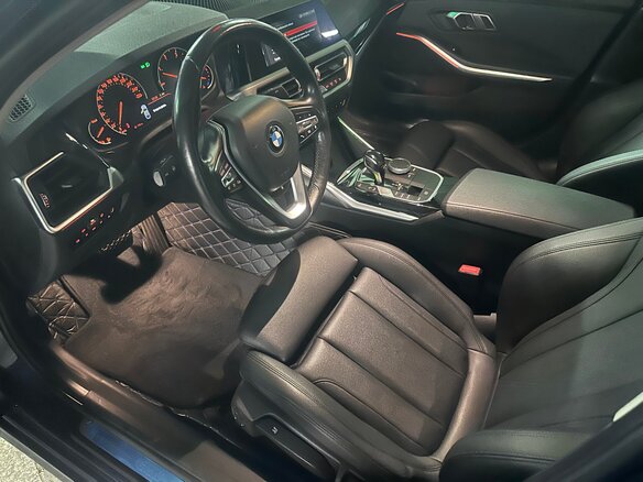 2019 BMW 3 серии 318d VII (G2x), синий, 3087000 рублей - вид 24