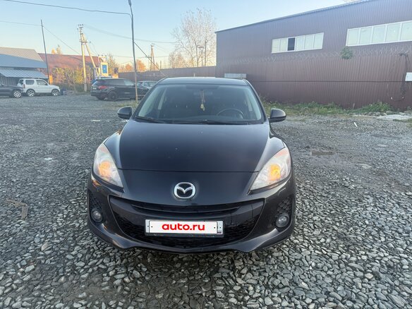 2012 Mazda 3 II (BL) Рестайлинг, чёрный
