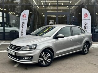 2017 Volkswagen Polo V Рестайлинг, серебристый, 1270000 рублей, вид 1