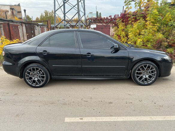 2005 Mazda 6 I (GG) Рестайлинг, чёрный, 290000 рублей - вид 8