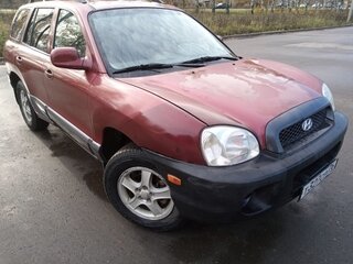 2003 Hyundai Santa Fe I, пурпурный, 369000 рублей, вид 5