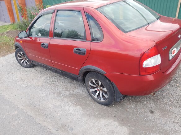 2006 Lada (ВАЗ) Kalina I, красный - вид 1